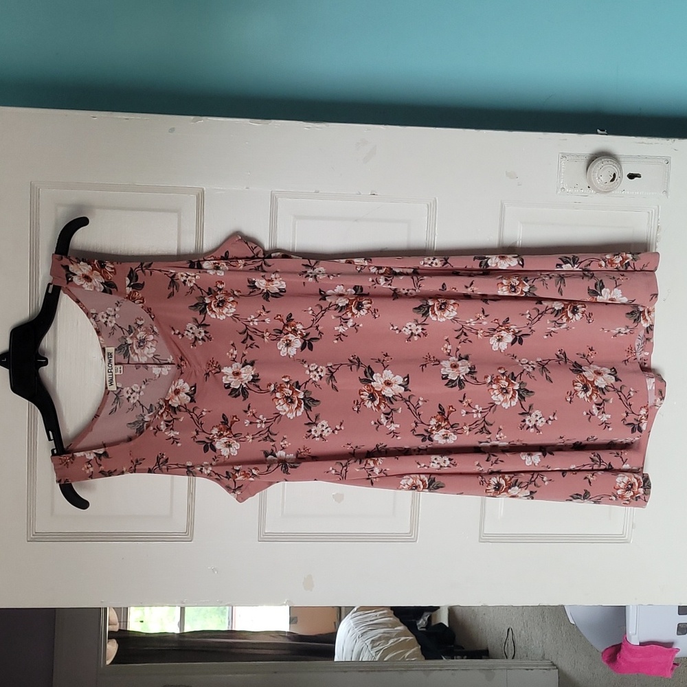 Pink Floral Wallflower Dress